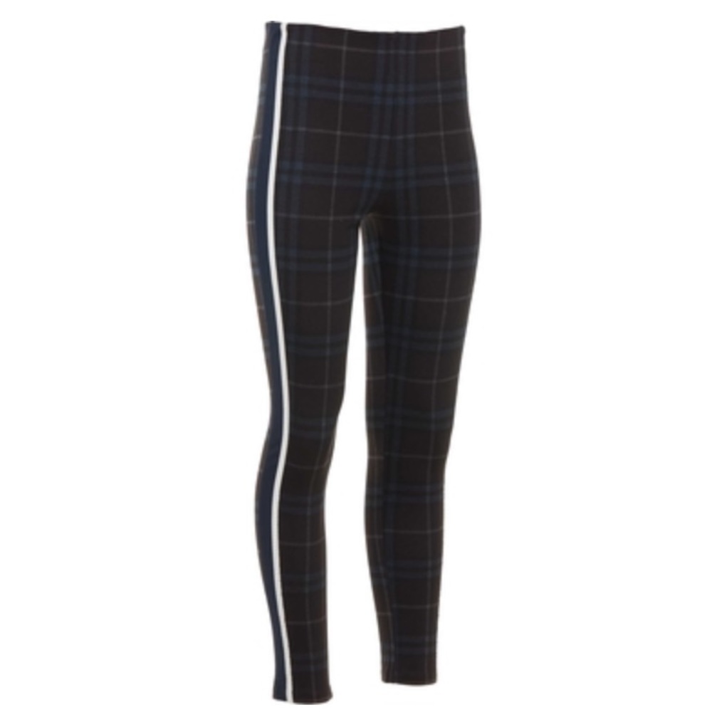 NWT Almost Famous Studio Plaid Ponte Skinny Pants